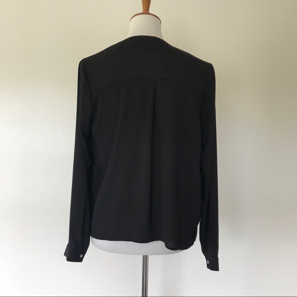Forever 21 Black Button Up - Picture 5 of 5